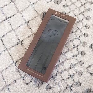 NWT Nordstrom Cashmere Lined Leather Gloves